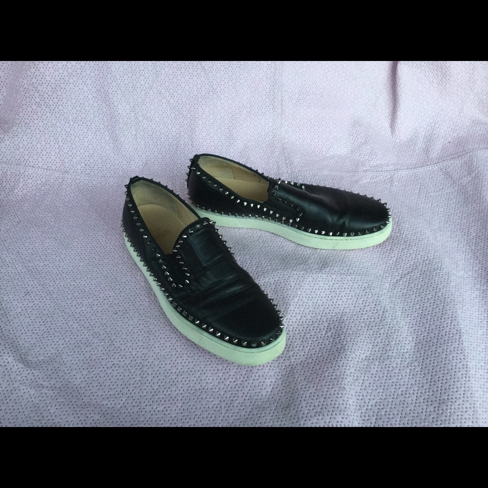Christian Louboutin Pik Boat Slip ons